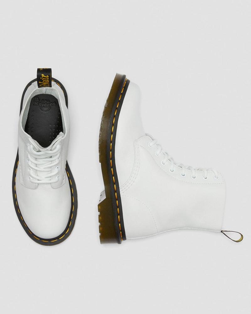 Dr Martens 1460 Pascal Virginia Leren Enkellaars Dames Wit | NL 88EBC